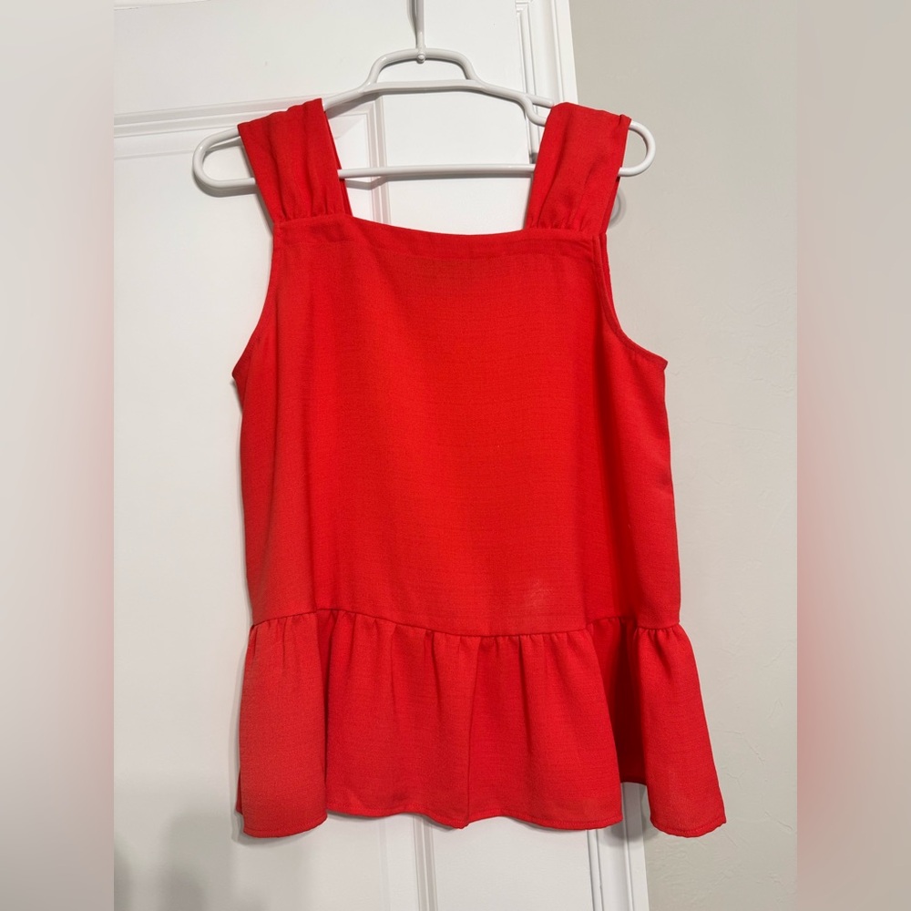 LOFT Bright Red Top